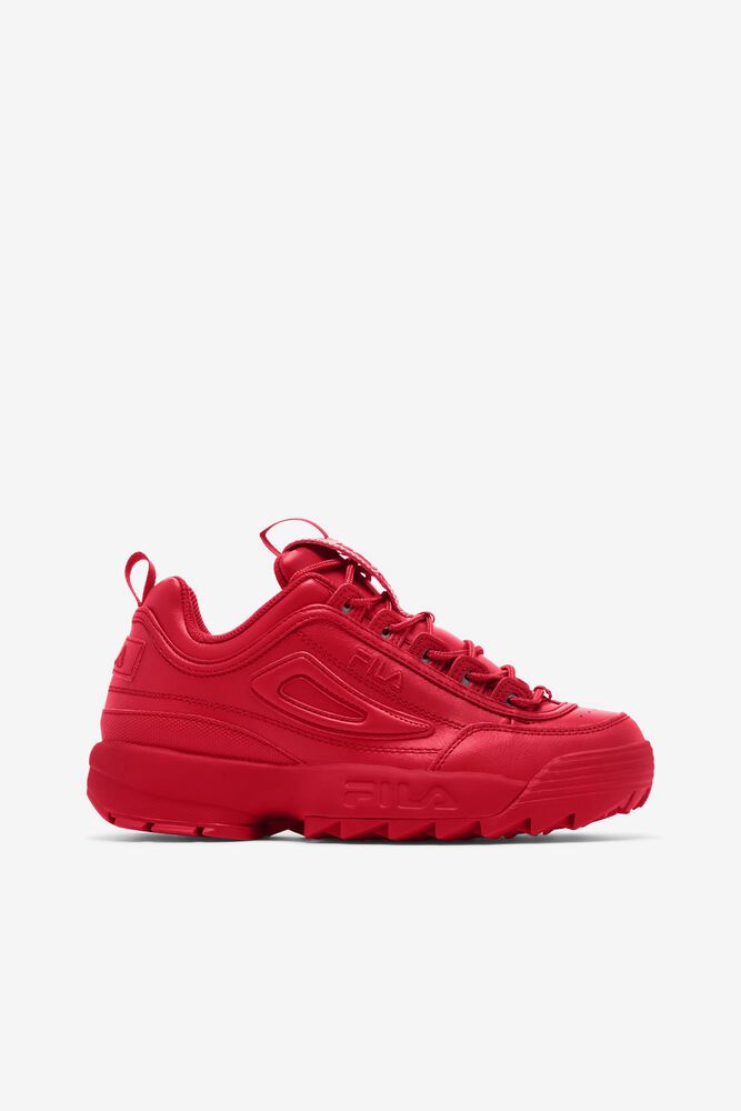 Fila Sneakers Womens Red - Disruptor 2 Premium - Philippines 2957384-MB